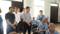 省民政厅副厅长赵显富来我县调研